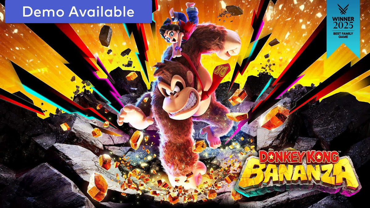 Arte oficial de Donkey Kong Bananza para Nintendo Switch