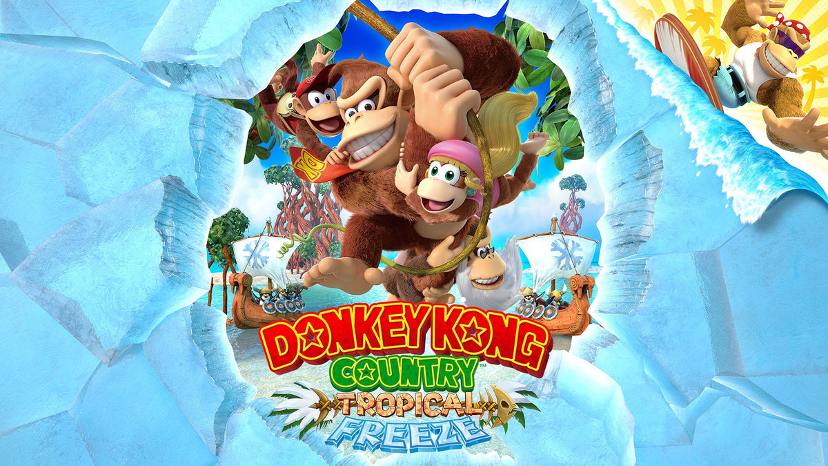 Arte oficial de Donkey Kong Country: Tropical Freeze para Nintendo Switch