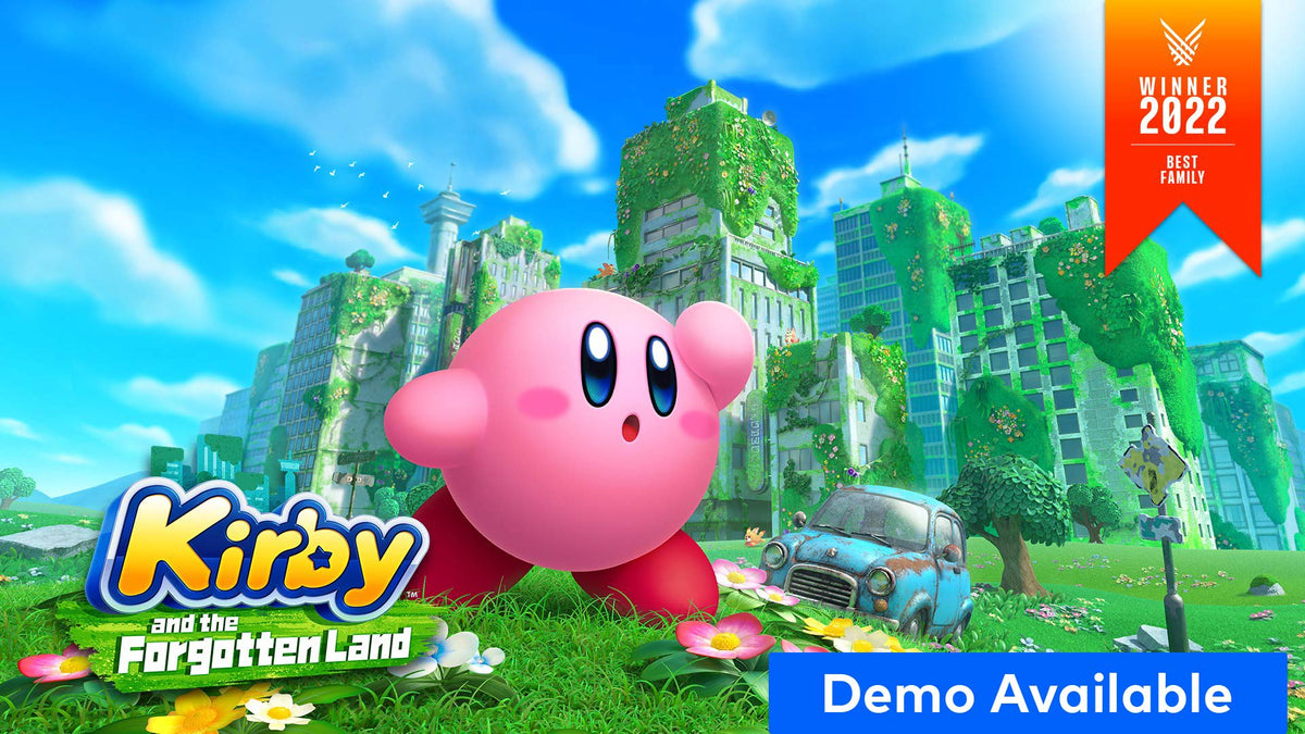 Arte oficial de Kirby and the Forgotten Land para Nintendo Switch