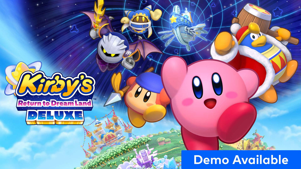 Arte oficial de Kirby's Return to Dream Land Deluxe para Nintendo Switch