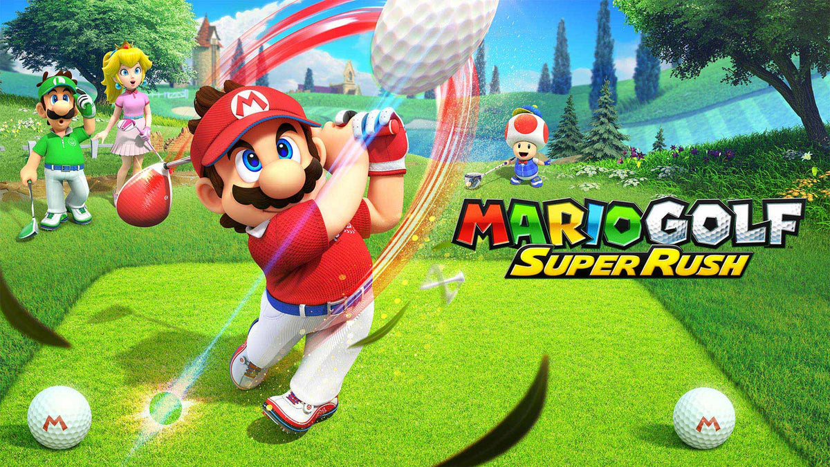 Arte oficial de Mario Golf: Super Rush para Nintendo Switch