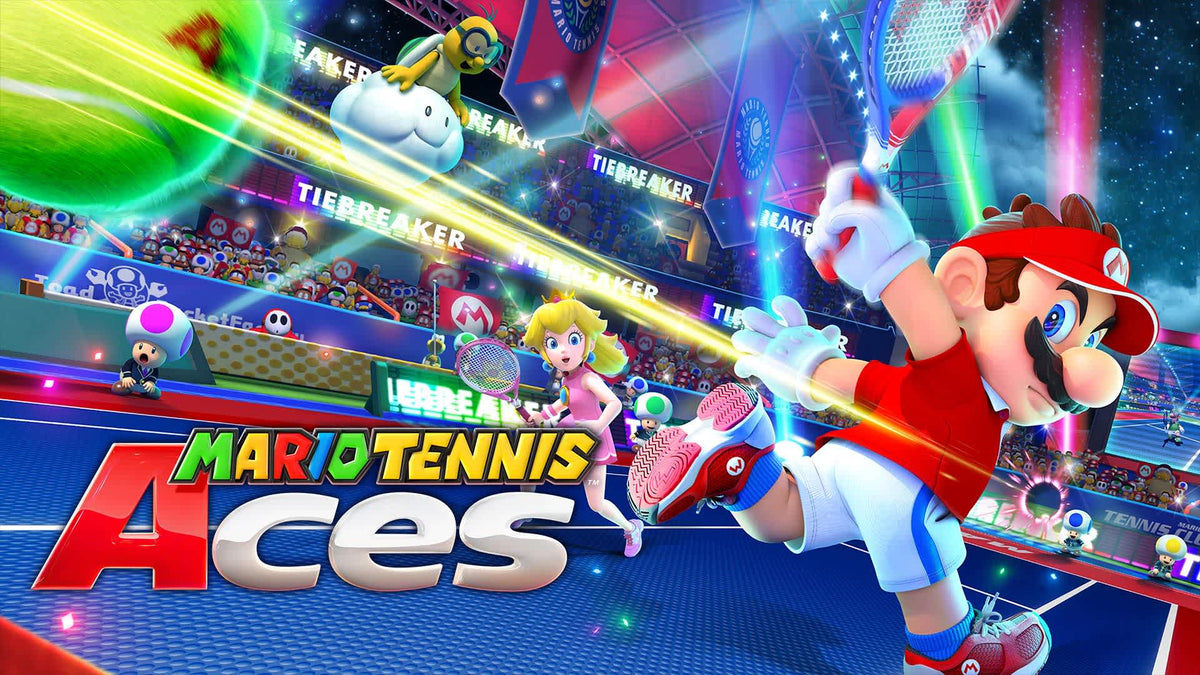 Arte oficial de Mario Tennis Aces para Nintendo Switch