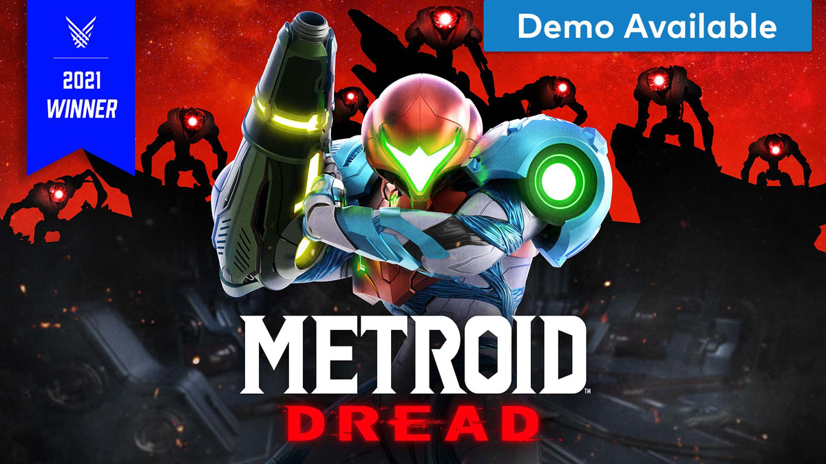 Arte oficial de Metroid Dread para Nintendo Switch