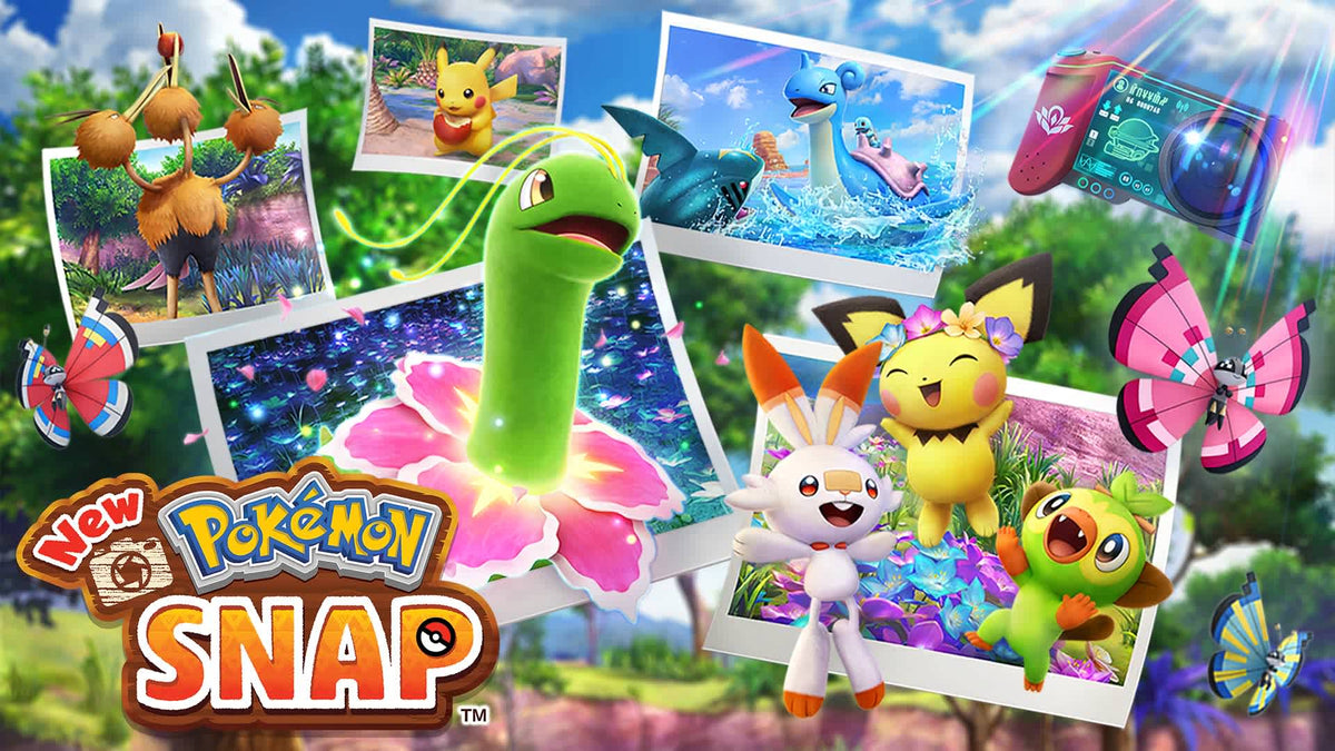 Arte oficial de New Pokémon Snap para Nintendo Switch