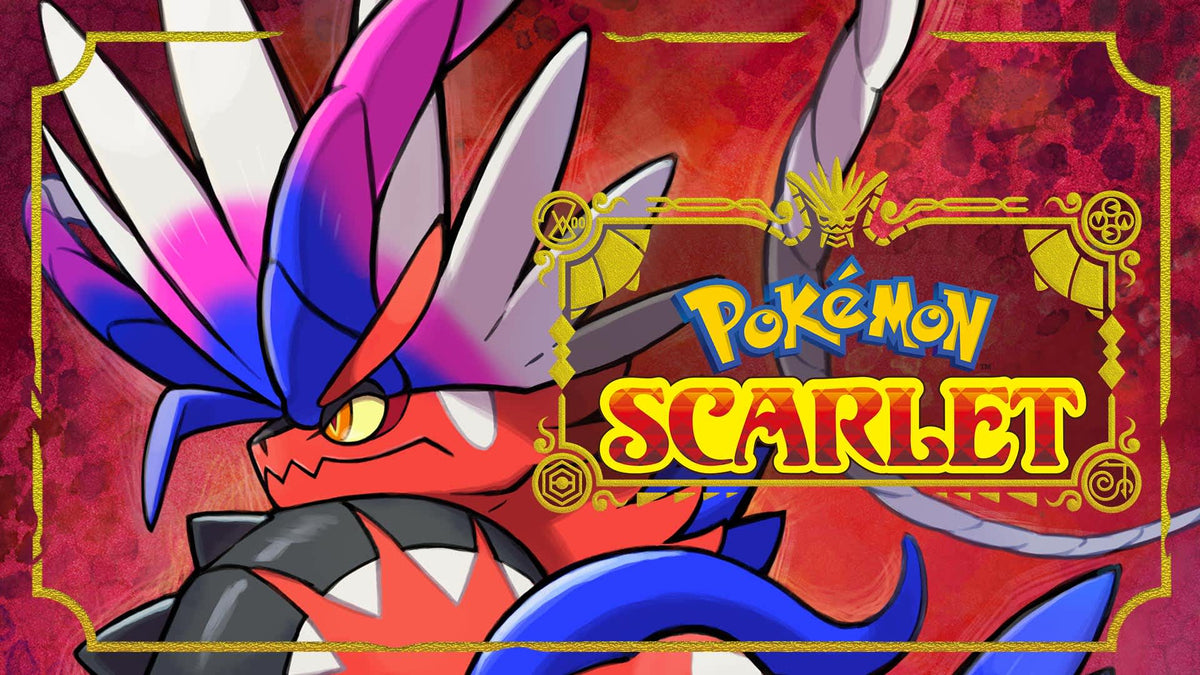 Arte oficial de Pokémon Scarlet para Nintendo Switch