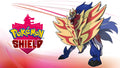 Arte oficial de Pokémon Shield para Nintendo Switch