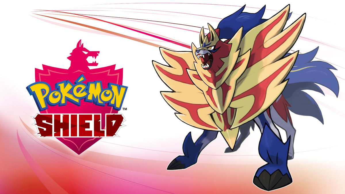 Arte oficial de Pokémon Shield para Nintendo Switch