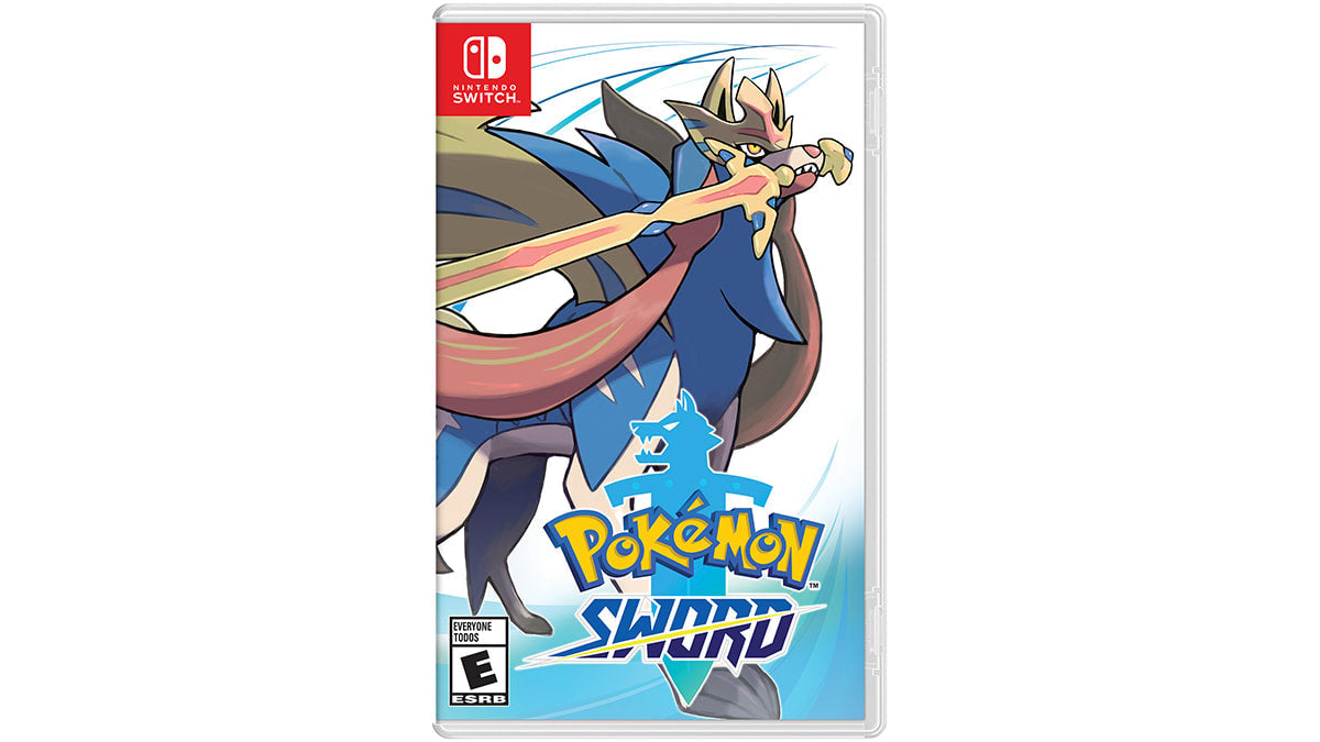 Arte oficial de Pokémon Sword para Nintendo Switch