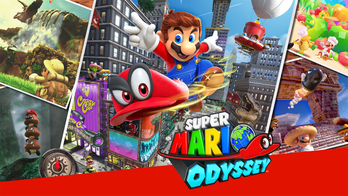 Arte oficial de Super Mario Odyssey para Nintendo Switch