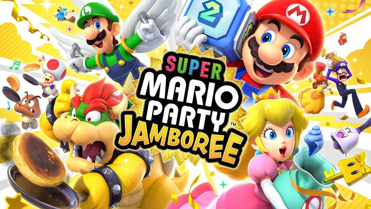 Arte oficial de Super Mario Party Jamboree para Nintendo Switch