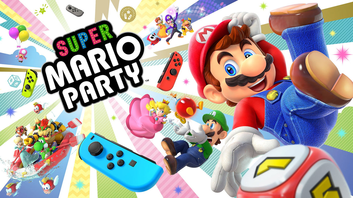 Arte oficial de Super Mario Party para Nintendo Switch